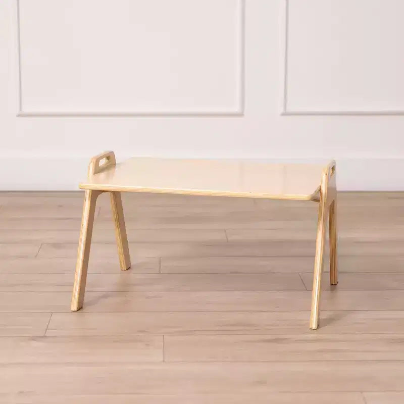 Table d'activités Montessori pour enfants, pupitre portable en contreplaqué de bouleau