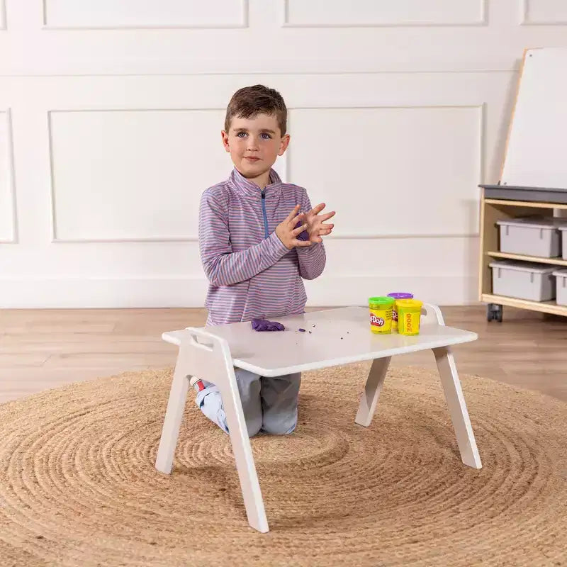 Table d'activités Montessori pour enfants, pupitre portable en contreplaqué de bouleau