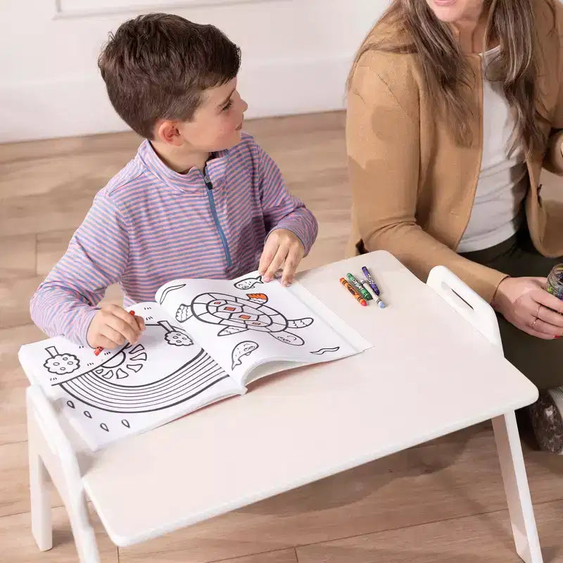 Table d'activités Montessori pour enfants, pupitre portable en contreplaqué de bouleau