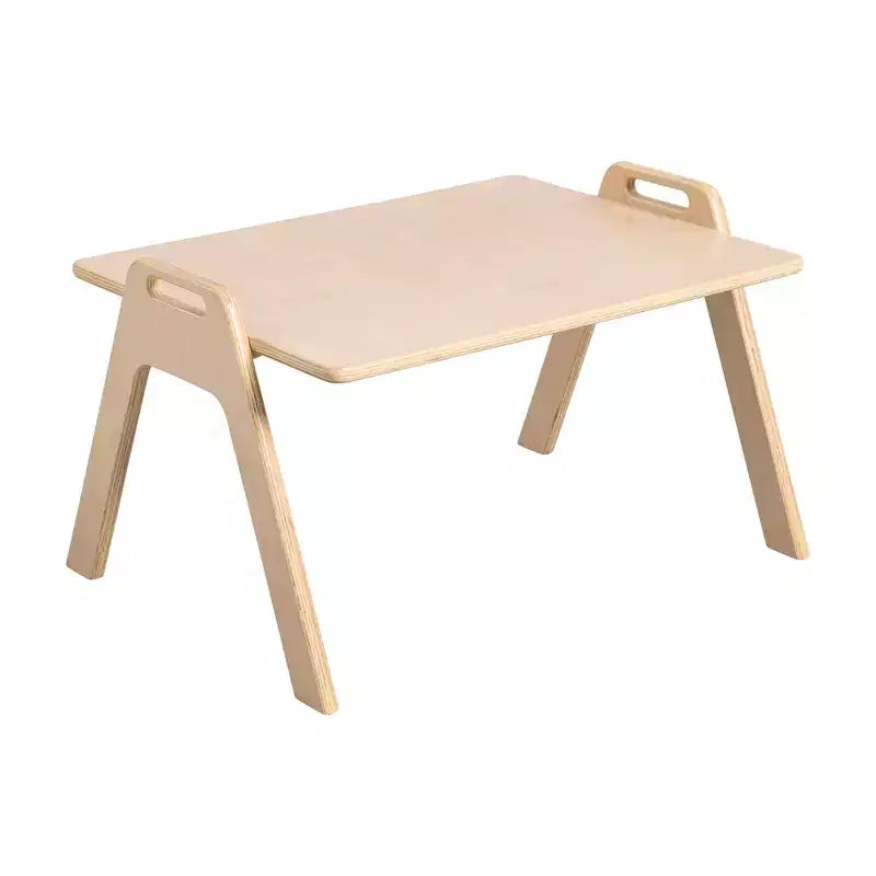 Table d'activités Montessori pour enfants, pupitre portable en contreplaqué de bouleau