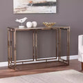Console en faux marbre - Champagne