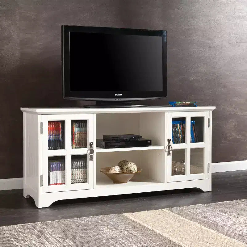 Meuble TV/multimédia - Blanc