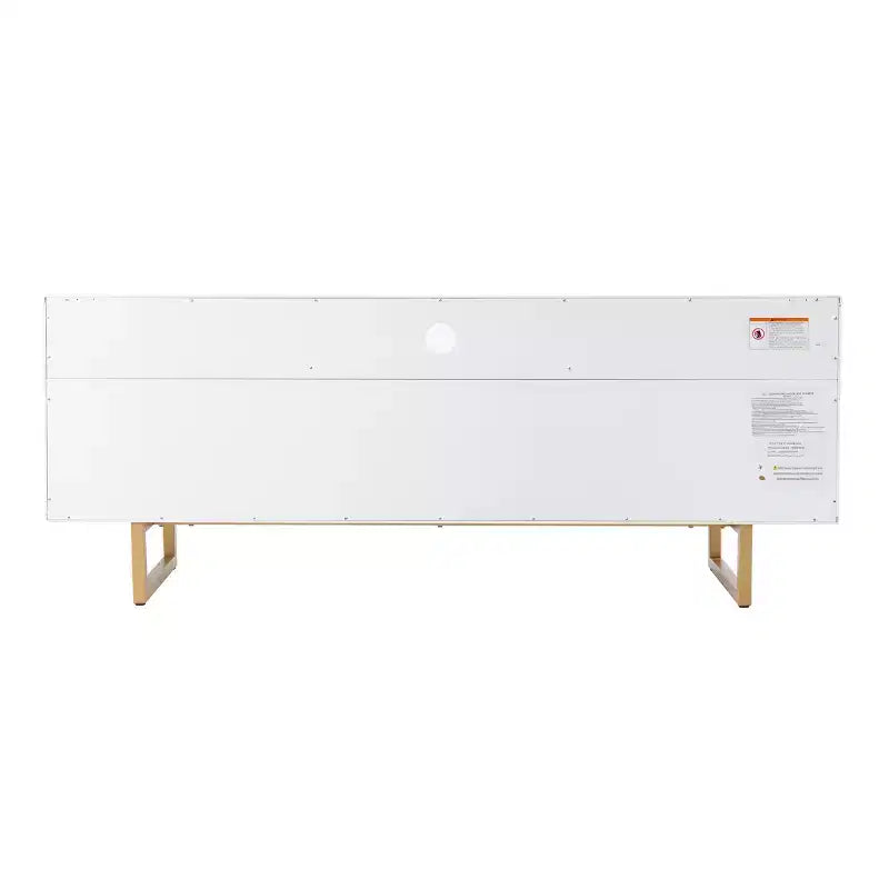 Meuble TV avec rangement - Blanc