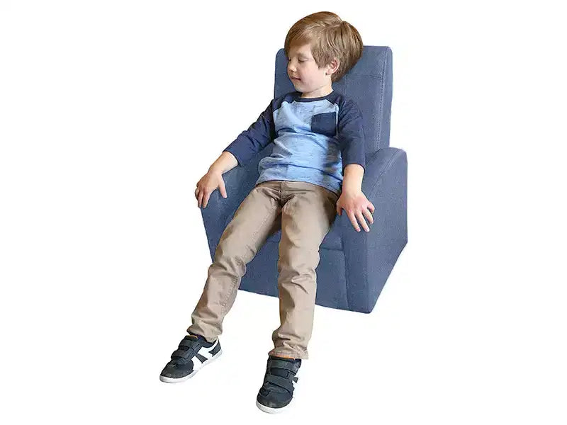 Canapé pour enfants avec coffre de rangement pour jouets, pour garçons et filles, noir