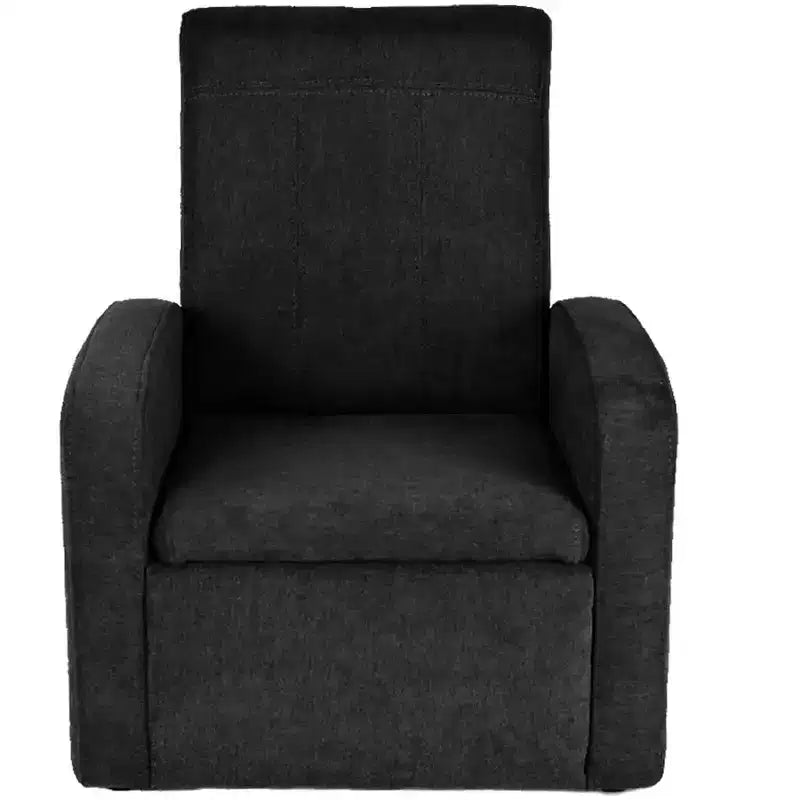 Canapé pour enfants avec coffre de rangement pour jouets, pour garçons et filles, noir