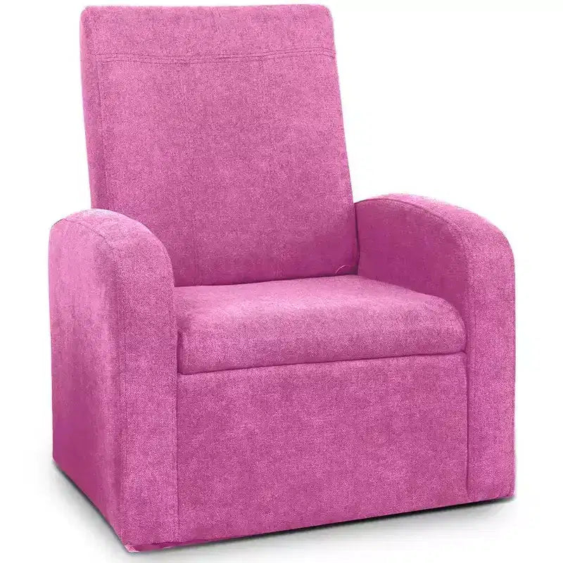 Canapé pour enfants avec coffre de rangement pour jouets, pour garçons et filles, noir