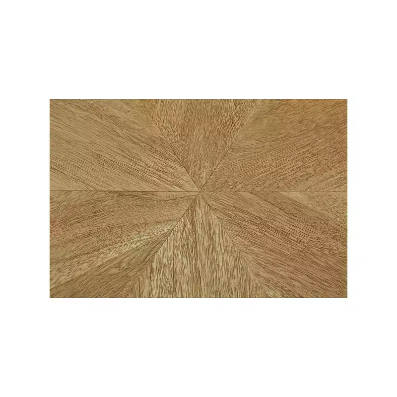 Table d'appoint en forme de losange, placage de chêne, finition brun foncé